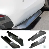 Universele auto vooraan achter bumper strip lip spoiler diffuser splitter scratch protector koolstofvezel winglets zijkokverlenging