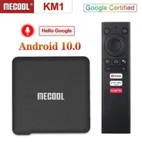 Other TV Parts Mecool KM1 A Google Certified Android 10 4g 64gb 90 Amlogic S905X3 tv WiFi 4K 221031 221031