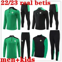 2022/23 Real Betis Tracksuit Soccer Jerseys Kids Men Training Suit 2022/2023 Betis Chandal Futbol Foot MAILLOT DE