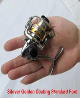 World Smallest Full Metal Mini Ice Lure Fishing Reels Winter Spinning Reel5761010