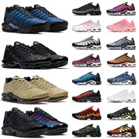 Plus TN Running Shoes tns M￤nner Frauen dreifache schwarze wei￟e Hyper Jade Universit￤t Blaue Wilddrucke Herren Trainer Outdoor Sport Sneaker