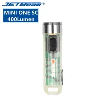 Torches Jetbeam Mini One SC USB -oplaadbare 400 lumen fluorescentie blekendetectie Detectie duurzame plastic sleutelhanger zaklamp T221101