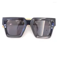 Gafas de sol Retro Men Square 2022 Sun Tons Travel Fishing Outdoor UV400 Protección anteo