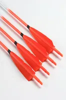 LinkBoy Archery 6pcs Carbon Arrows SP400 2830 inch 5inch Turkije Feather 75GR Tips Plastic Nock voor Bow Hunting Accessories9891082