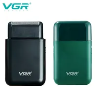 Electric Shavers VGR Professional Beardmer Razor Mini Mini Pronslocating Shaving 2 Blade USB Charge for Men V390 221031