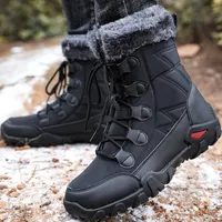 Elbise ayakkabıları artı beden kar botları için kış moda pamuklu ayakkabılar açık sıcak yüksek üst sıradan kalıcı olmayan yürüyüş ayakkabıları bota de neve 221031