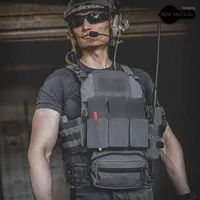 Jachtjassen Pew Tactical HSP -stijl Thorax Plaat Carrier Voorbagrear Zas Vest