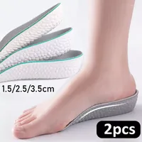 Mulheres meias altura aumentam palmilhas de malha confortável que absorve uma palmilha de cunha para sapatos esportivos sapatos de salto alto almofada