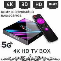 4K Android HD TV Kutusu 5G WiFi 4K 3D Akıllı TV Kutusu Akışı Ağ Medya Player Android 9 0 4K TV Kutusu 2 4GB RAM 16 32 64GB ROM Optiona241I