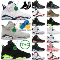 2023 2023 Georgetown Air Jumpman 6 Shoes Men Jordens 6S Midnight Navy Home Basketball Shoe Carmine Electric Green Infrared Red Oreo British Khaki Airs