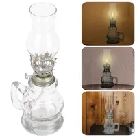 Reflektory Vintage Glass Lampa nafta Retro Lantern Portable Antique Oil Winks Dowód 2022 SMTX2