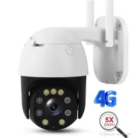 PTZ Wireless IP Camera 1080p HD 5X التصغير الرقمي البصري AI Human Detect WiFi Camera Outdoor H 265 P2P Audio 5MP Home Security CCTV Surv292t