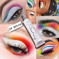 Lidschatten -Primer 6 Farben langlebige wasserdichte flüssige Lidschatten -Basis -Make -up -Sahne -Augen Make -up