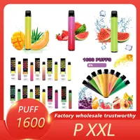 E Cigaretter P1600 XXL Disponibla vapes POD -enhet 1600 Puffs 32 Flavors 1000mAh Batteri 6.5ml Tank PK Puffs800 PuffsFlex 2800 Bangxxl Elux Legend 3500