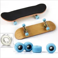 Finger Skateboard Professional Maple Material Assembly Houten vingertip Creativiteit Toolbox293V