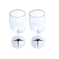 Sublimatie blanco witte dubbele laag wijnglas onderzitter neopreen tafel onderzetters beker basisbeschermer voor cups balk tafel decor accessoires fy5594 ss1102