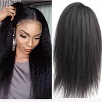 Nuevos productos en Europa y Estados Unidos pelucan la cabeza de fibra qu￭mica Set Yaki en el Bangs Bangs Peng Long Hair Factory Spot al por mayor