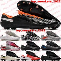 Fotbollsstövlar Soccer Cleats Soccer Shoes Tiempo Legend 8 Elite FG AG Size 12 Botas de Futbol Mens Sneakers 46 US12 Kid US 12 Firm Ground Purple Scarpe da Calcio