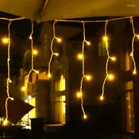 Cordes de Noël Garland LED rideau de cordes de cordes Navidad Party Decoracion Holiday Lighting Garden Street Outdoor Decorative