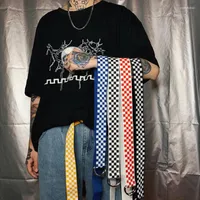 Belts feminino streetwear punk colorido cintura moda casual