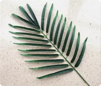 12pcs 52 سم نباتات الحرير الاصطناعية محاكاة ورقة النخيل الخضراء متناثرة لترتيبات الزهور ديكورن 6222499