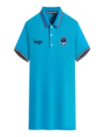 FC Girondins de Bordeaux Summer Men039S 슬림 한 핏 골프 폴로 티셔츠 짧은 슬리브 폴로 캐주얼 티셔츠 스포츠웨어 5539648