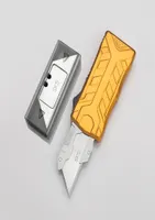 Nouvelle arriv￩e Sabre Wulf Paper Cutter Coute Couteau Original Double action Automatique Pocket EDC 6061T6 Handle d'aluminium OUTD6459254