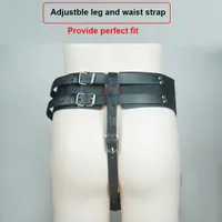 أجبر على حزام حزام النشوة المُجهز على جلد BDSM BDSM مدافعات هزازات الأصفاد SM الأصفاد العبودية