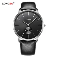 Longbo Luxury Quartz Watch Casual Fashion Leather Bests Watch Men Women Pare Watch Sports Analog Analy Gist Gift 80286323X