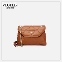 70% 2023 High quality luxury Girl New Versatile Crossbody Temperament One Shoulder Rhombic Chain Autumn and Small BagHigh quality