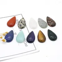 Colares pendentes de pedra natural cura de cura de cristal ágata turquesa sem ornamento ornamento charme para jóias fazendo acessórios para presentes