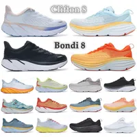 2023 Women Men Shoe Hoka One Clifton 8 Bondi Running Local Boots Online Store Training Sneakers Dropshippingy Accepterad livsstilschockabsorption