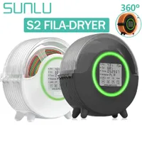 Printer Ribbons SUNLU 3D Filament Dryer S2 Filaer Box ing s Storage Keeping Holder Free Mate 221103