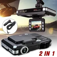 720p G-Sensor Car DVR Рекордер камера 2 0 дюймового ЖК-дисплея 2 в 1 HD Dash Cam Radar Laser Detector Draving Camera Camera1287J