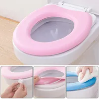 Toiletstoelhoezen 1 st eva o type deksel kussensticker waterdichte badkamer accessoires mat kussen