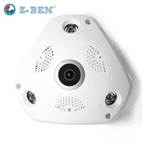 2019 Newest 360 Degree Panorama VR Camera HD 1080P 3MP Wireless WIFI IP Camera Home Security Surveillance System Webcam CCTV P2P252B