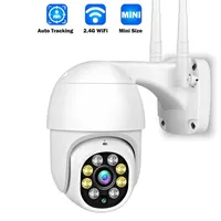 1080p 무선 WiFi IP 카메라 실외 스마트 홈 보안 CCTV 카메라 WiFi 속도 돔 카메라 PTZ ONVIF 2MP 색상 야간 비전 334B