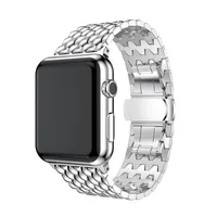 Бжанка из нержавеющей стали для Apple Watch 38 мм 40 мм 42 мм 44 мм для часов для Apple Iwatch Series 4 3 2 1 BRAST BRACET BRACETER270Z