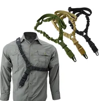 Outdoor Tactical Single Point Rifle Rope Sling Shoulder Strap Military Adjustable Sgun Gun Airsoft Army Hunting Accessories8164072