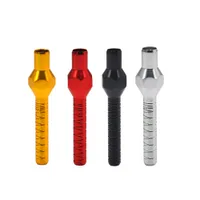 tobacco pipes collapsible bong Metal threaded pipe creative portable mini pipe Bongs