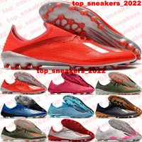 حذاء كرة القدم الأرضي الثابتة رجال X 19 FG X19 حجم 12 كرة قدم لكرة القدم أحذية Soccer Shoes Sneakers US12 X-19 Ag Botas de Futbol Crampons 46 US