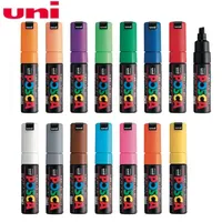 1pcs uni posca marker pen- tip-8mm-8m PC-8K 15 Color