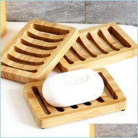 Мыло блюда долговечная деревянная мыльная блюда держатель для ванной комнаты просты