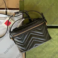 672253 Quilting Cosmetic Bag Umhängetasche Crossbody Ladies Designer Mode Luxusleder Original Mirror Quality Tasche Handtasche Messenger Tasche