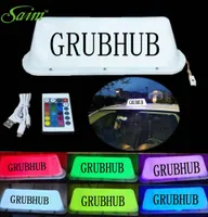 Grubhub Taxi Top Light LED CAR STICKERS ROUF