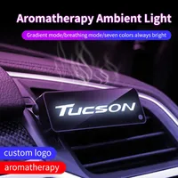 Car Air Freshener New Outlet Aromaterapi med atmosfärsljus för Hyundai Tucson 2016 2017 2018 2019 2021 2020 2022 Auto Accessories W221102