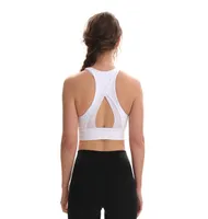 Yoga Sports Bra Support Support Mesh Stitching Back Sport Bra Running Nonsteel Ring Gym Clothes Women Women Intelds Lu Ta6199912