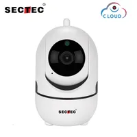 SECTEC 1080P Cloud Wireless IP Camera Suivi Auto Intelligent Auto de Smart Home Indoor Security Surveillance CCTV Network WiFi CAM286S