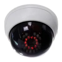 IG-IDOOR CCTV Fake Micy Domy Dome Security Camera avec LED IR White280a