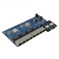 Sprzęt światłowodowy przełącznik optyczny Gigabit Ethernet PCBA 8 RJ45 UTP i 2 Port światłowodowy 10/100/1000M PCB 1PCS 221103